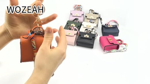 ꕤ︎︎パクちゃんꕤ︎︎No.149フェザーwith minibagチャーム‪·̩͙꒰ঌ Amazon.com: WOZEAH Mini Backpack Keychain for Women,Small Change