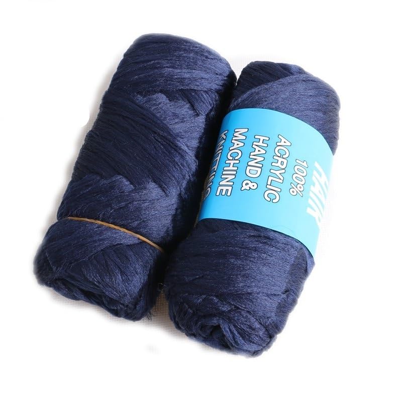 70g di capelli di lana brasiliana a bassa temperatura, ignifughi, in fibra sintetica for realizzare trecce a scatola(#Purple)