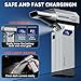 Compressed Air Duster - 160,000RPM Electronic Air Duster with LED Light, 4-Gear Adjustable Mini Turbo Fan Duster, Rechargeable Cordless Air Blower Gun for PC/Keyboard/Car/Home/Outdoor