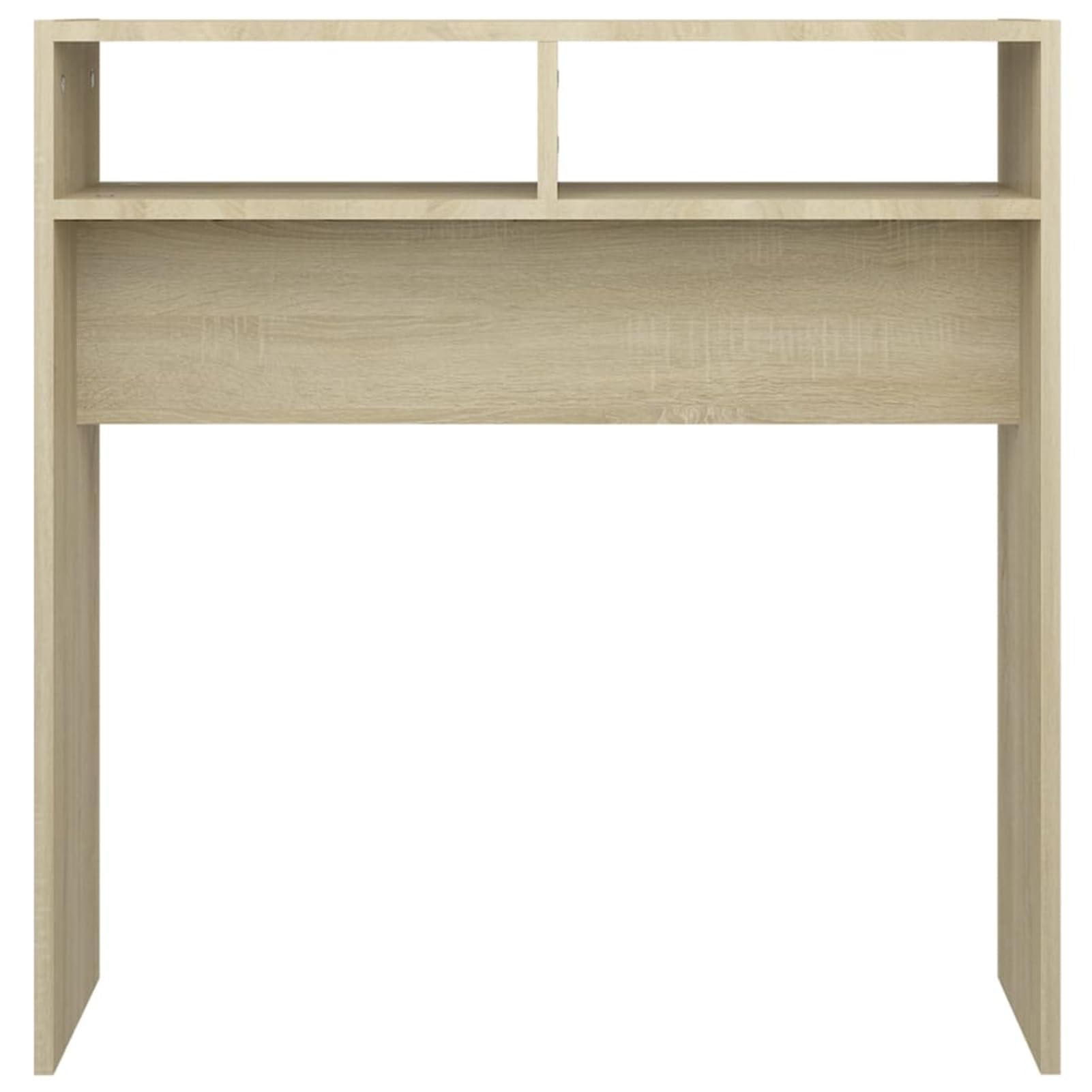 Homgoday Mesa Consola Madera contrachapada Roble Sonoma 78x30x80 cm Mesas auxiliares de salón,Mesa Consola Recibidor Mueble de Entrada Estrecha Clásica