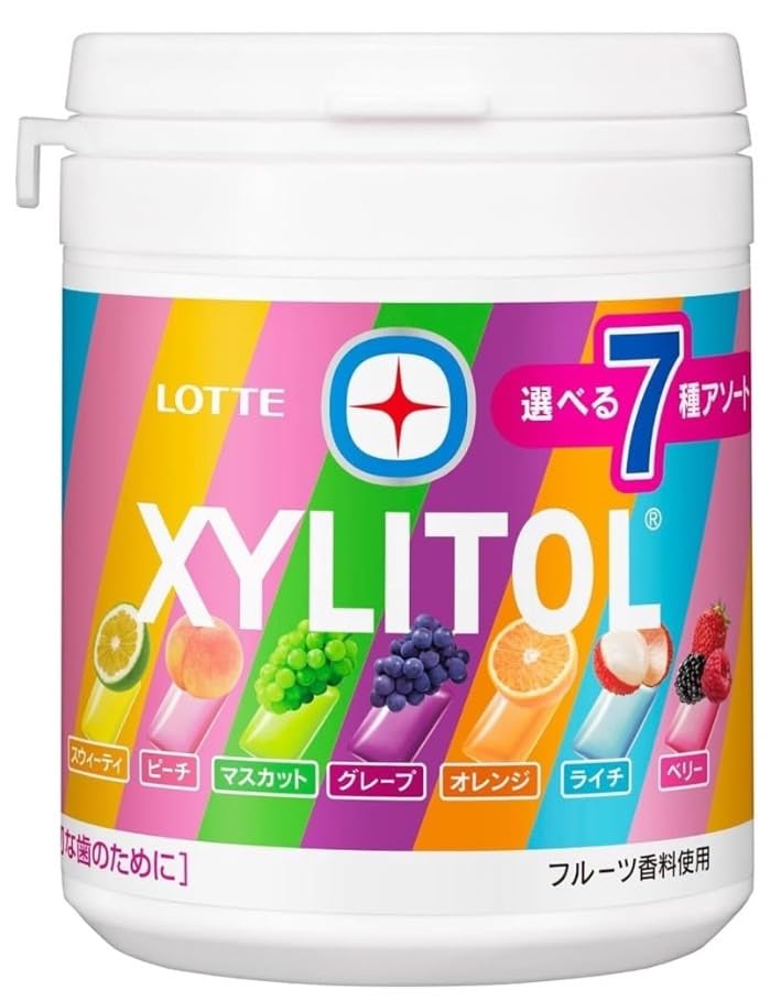 Amazon | ロッテ キシリトールガム 7種アソートボトル 133g + ENJOY