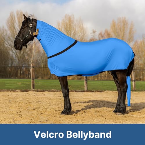 Image of RESISTANCE Premium Horse Sleazy Full Body Slicker with Full Zipper & Faceless Horse Care Sheet