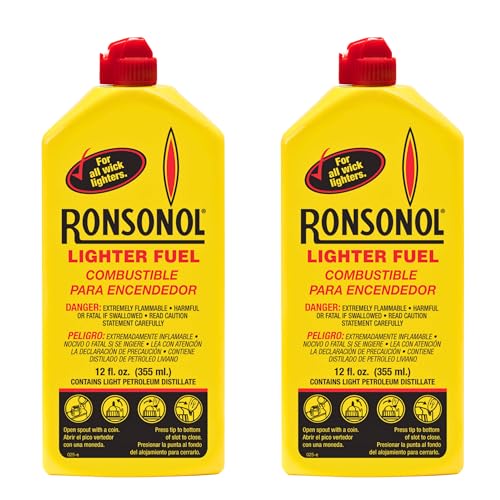 Ronson 12 Ounce Ronson Lighter Fuel - Pack of 2