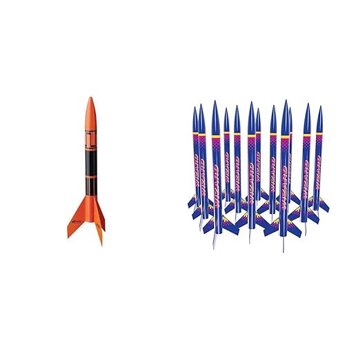 Estes -1751 Alpha III Rocket Pack a granel (paquete de 12), 12.3 pulgadas (12.2 in) y Estes - 1754 Wizard Flying Model Rocket Pack a granel (paquete