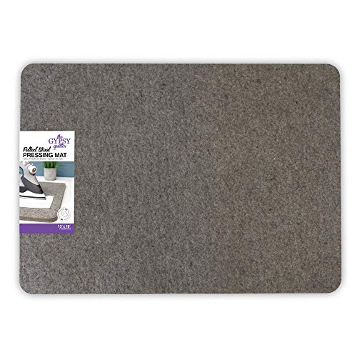 Wool Pressing Mat 14-1/3in Wide x 18-7/8in Long x 1/2in Thick from The Gypsy Quilter