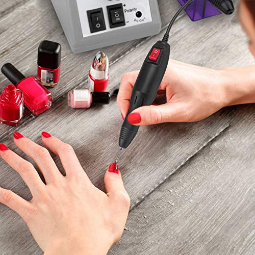 Crebeau Elektrisch Nagelfräser, Professionell Elektrisch Nagelfeile Fräser Maniküre Pediküre set 20000 u/Min für Nagelstudio Persönliche DIY-Maniküre