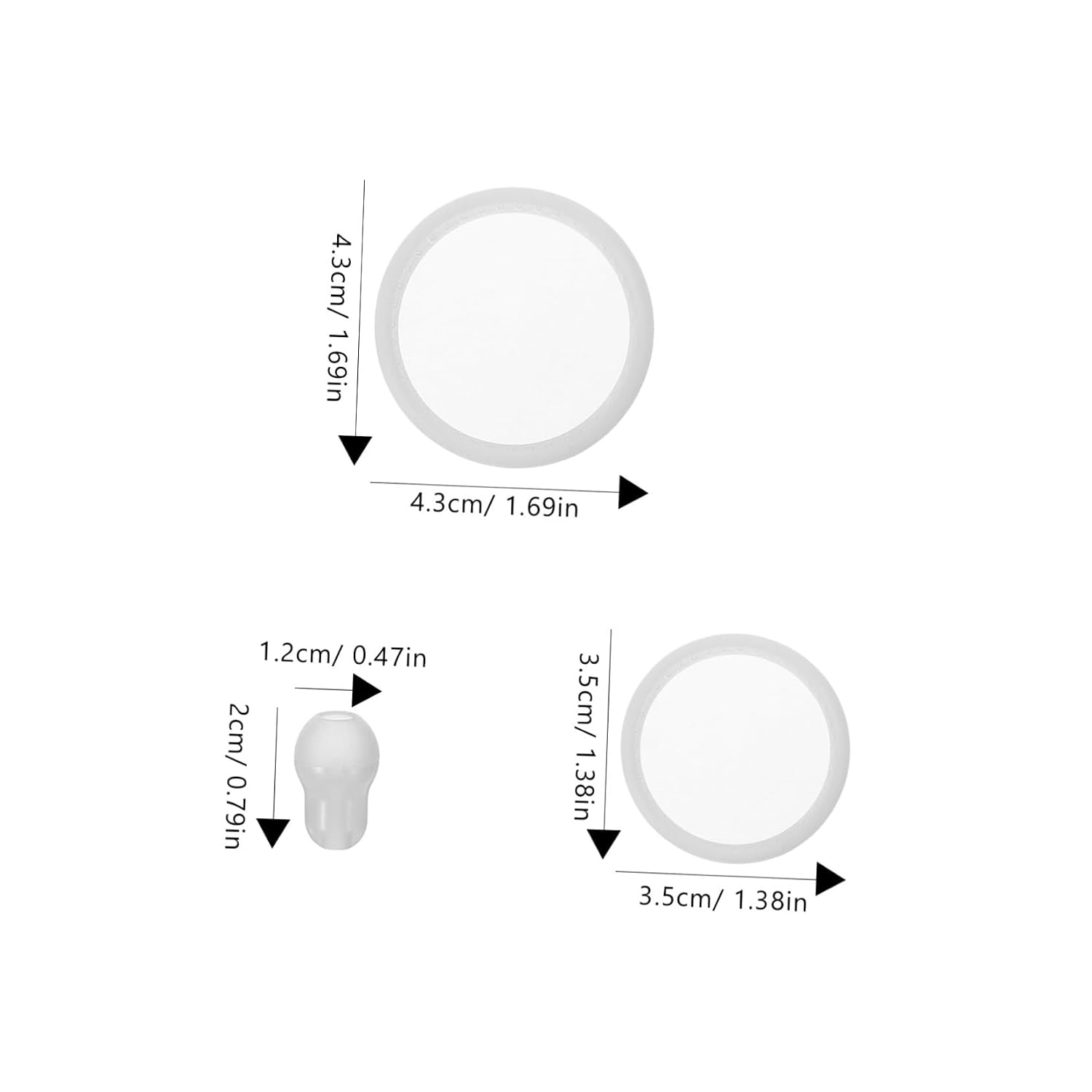 Stethoscope Replacement Diaphragm Adults and - Accessory for Non- Easy to Install and Reliable Performance
