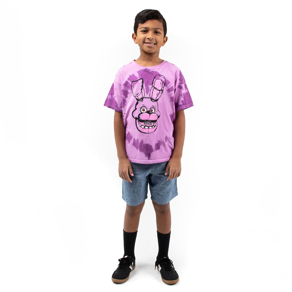 Five Nights at Freddy's Bonnie The Bunny Tie Dye Youth Boy's Short Sleeve Tee