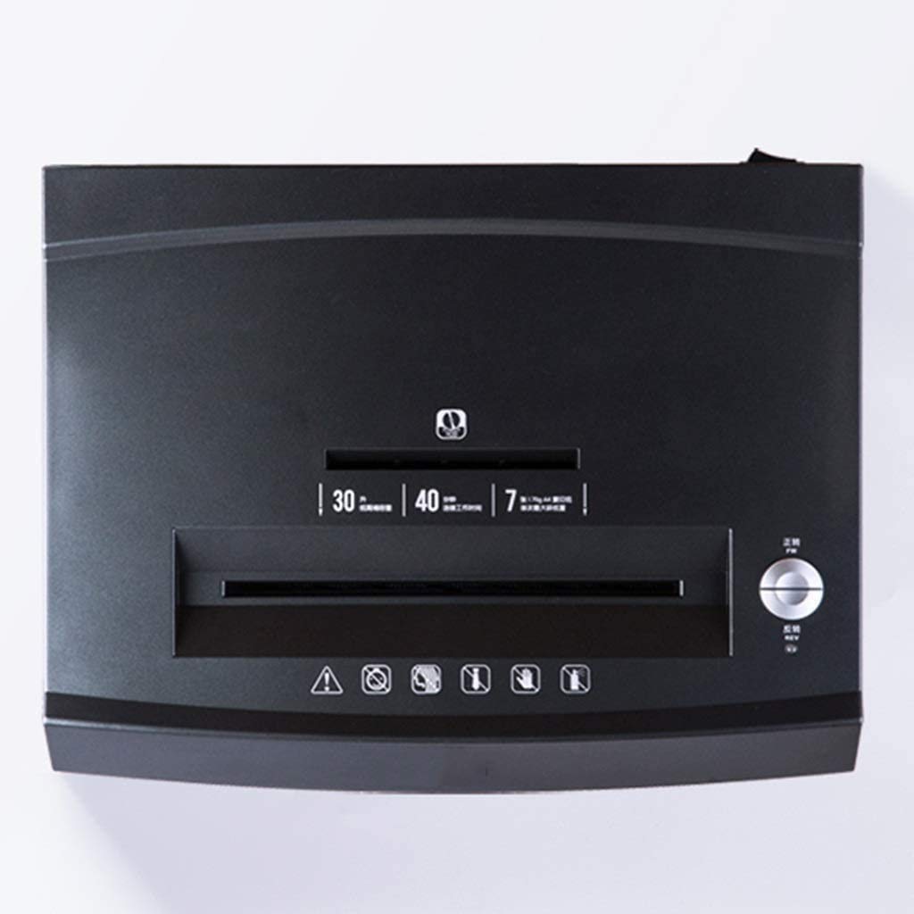 Papel de Micro-Corte de Alta Seguridad de 8 Hojas, CD/DVD y trituradora de Tarjetas de crédito, 30L súper trituradora de Gran Capacidad 40 Minutos de Papel triturado Continuo