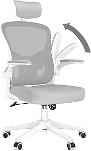 rattantree Sedia Da Ufficio Ergonomica: Poltrona Ufficio Con Supporto Lombare a C, Schienale E Poggiatesta Regolabili, Braccioli Reversibili, Sedile