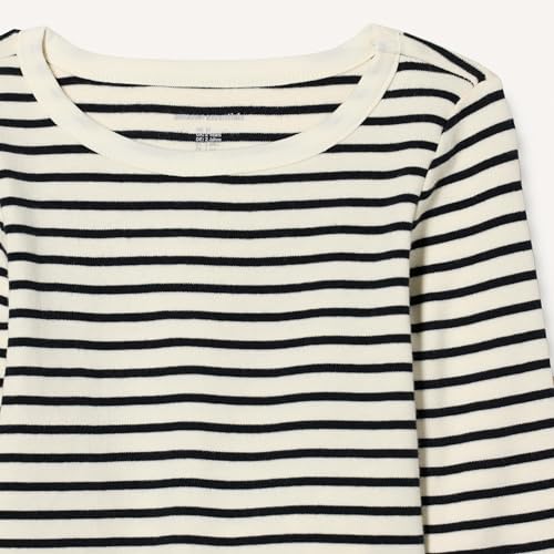 Image of Amazon Essentials Girls and Toddlers' Long-Sleeve Cropped Rib Top