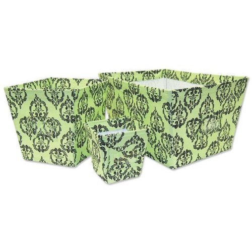 Trend Lab Large Fabric Storage Bin in Vintage Print Nursery Storage Containers Baby