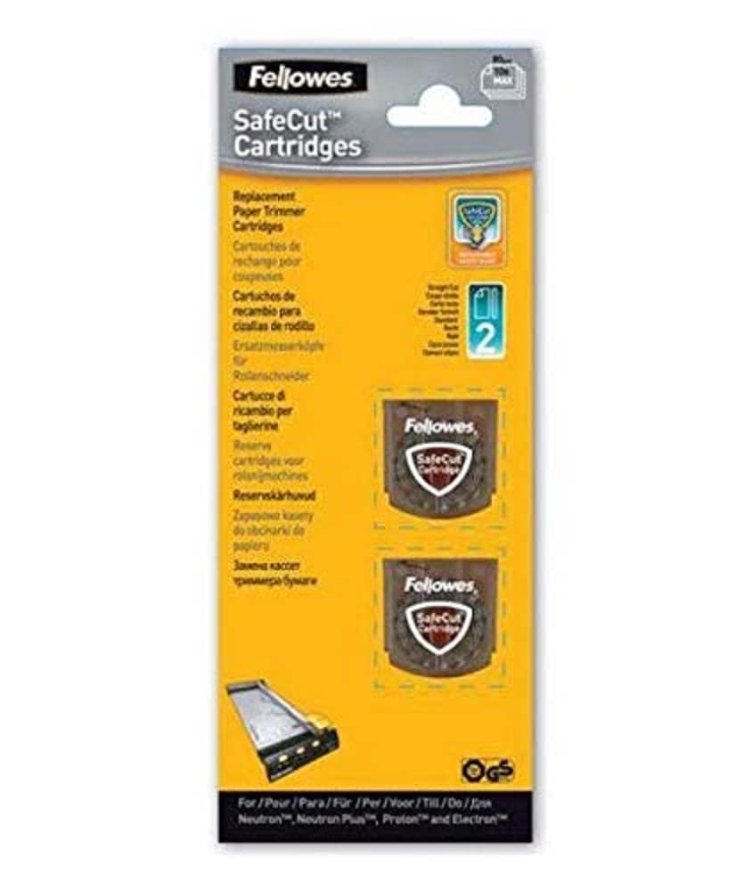 Fellowes SafeCut Schneidekassetten schwarz/transparent