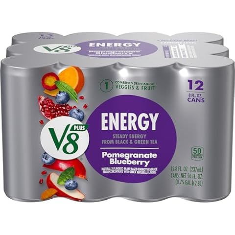 V8 +ENERGY Pomegranate Blueberry Energy Drink Cover