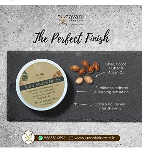 Image of Avani Shaving Combo | 50g Pre Shave Oil & 50g After Shave Balm |For a Smooth And Razor Glide Shave | Softens Beard & Prepares Skin for a Smooth, Razor Burn-Free Shave - All Skin Types