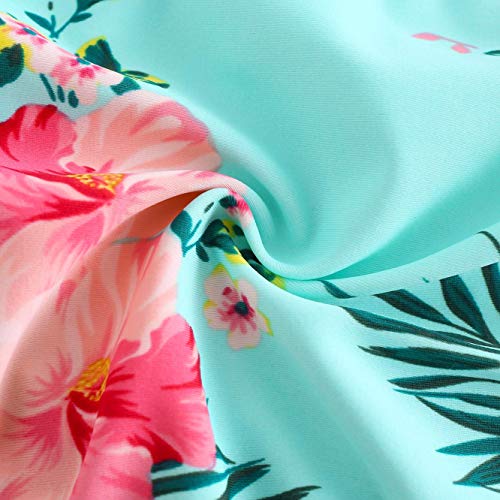 Image of Girls Two Piece Bikini Swimsuits Striped Ruffle Swimwear Falbala Bathing Suit Set