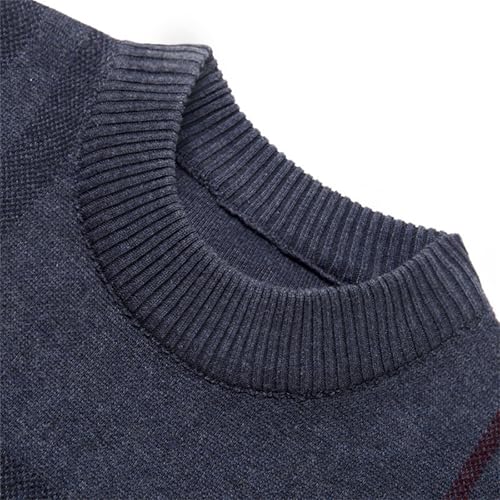 Men's Sweater Pullover Woolen Regular Fit Long Sleeve Knitting Sweaters with Ribbing Edge3