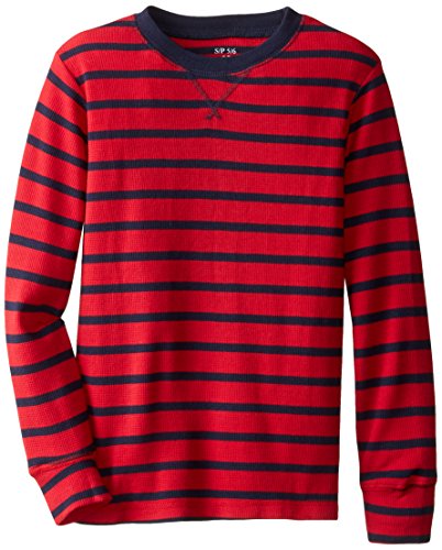 The Children's Place Boys' Long Sleeve Stripe Thermal