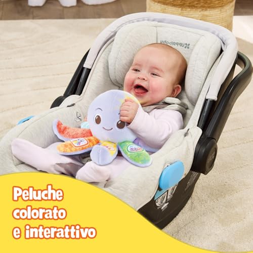 Peluche interactivo con 18 canciones y modo música para el desarrollo sensorial de bebés de 3 meses 4
