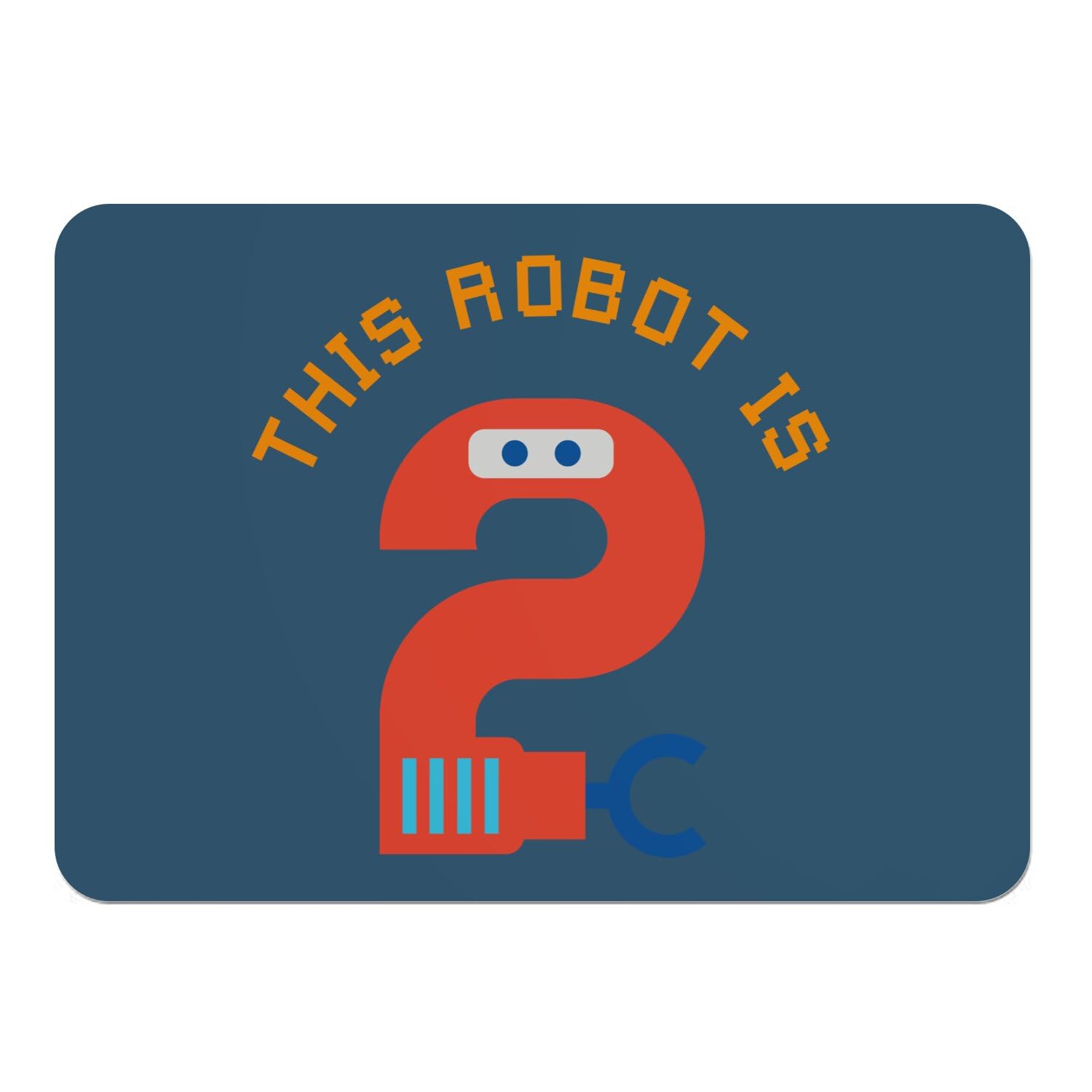 Eviter les taches de fete avec le lot de 4 sets de table en liege bleu robot