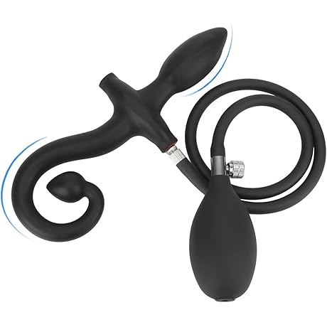 Doggy Style Inflatable Butt Plug with Prostate Massager