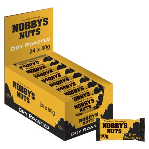 Nobbys Nuts Classic Dry Roasted Peanuts 50 g (Case of 24)