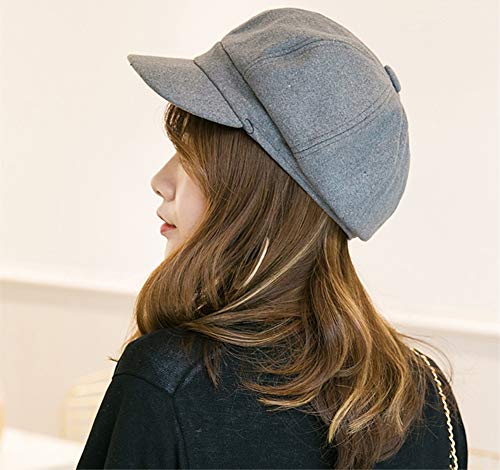 Eriproレディース キャスケット フェルトハット ベレー帽 折りたた 無地 スタイリッシュ帽 つば付 男女兼用 秋冬 Apparel レディース 服 ファッション小物 Accessories 帽子 ベレー帽 Whenbuy Jchere Com