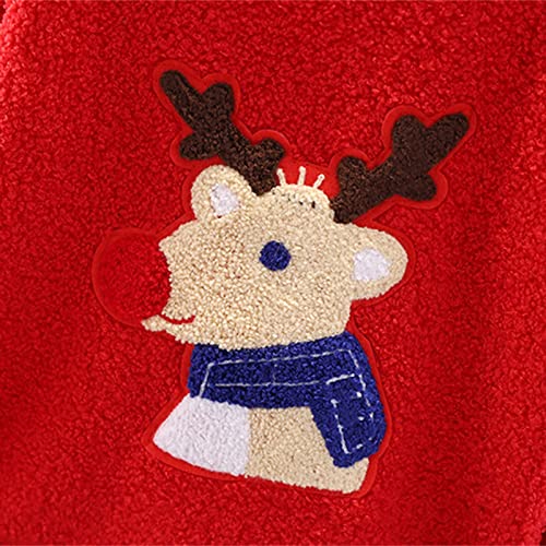 Toddler Boy Girl Christmas Knit Sweater Kids Cartoon Deer Print Long Sleeve Pullover Xmas Tops Cozy Soft3