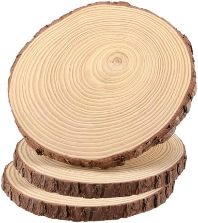 10 Holzbastelkreise 2 Cm Durchmesser, Holzrunden Bastelbedarf, DIY Holzkreise Zum Basteln, Holzmünzen Spielsteine, Bastelholzformen