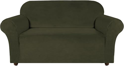 Miniatura 28 de Turquoize Funda elástica de terciopelo para silla, fundas para sofá, funda para silla de sala de estar, funda para sillón con brazos, funda para