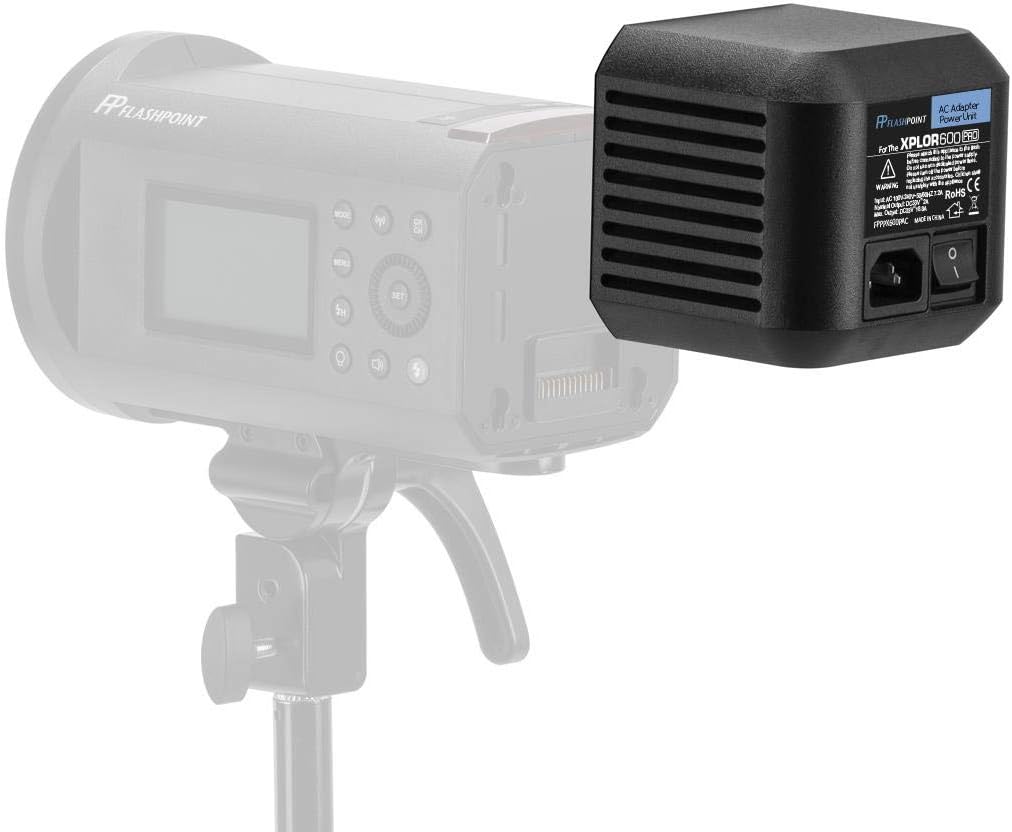 Flashpoint AC Adapter Unit for the XPLOR 600 Pro R2 Series Monolights (Godox AC-26)