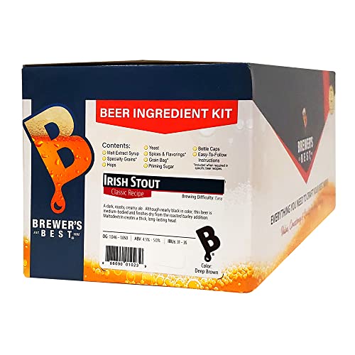 Brewer's Best - 1023 - Home Brew Beer Ingredient Kit (5 Gallon), (Irish Stout) Yellow #TOP4