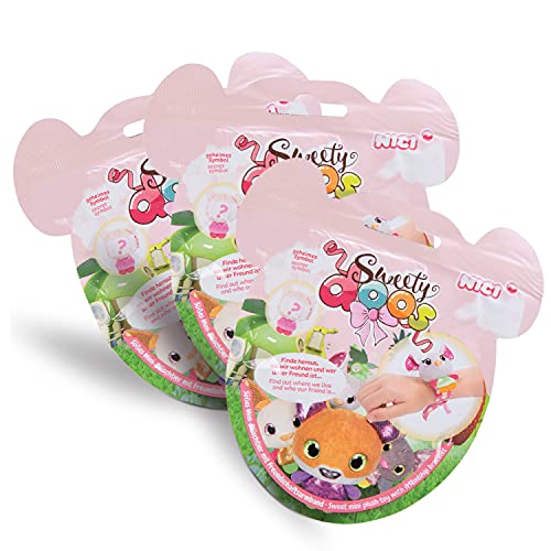 PUPAZZO A SORPRESA: La confezione a sorpresa significa che non vedrai l'ora di scoprire quale braccialetto di peluche NICI troverai! Occhio, l'unicorno è difficile da trovare perché ha tutti i simboli e può essere amico di qualsiasi Sweetydoo.