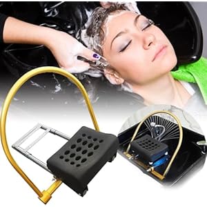 Head Spa Water Circulation Stand, Head Spa Salon Equipment Frame, Shower Shampoo Bed Accessories with Pillow Kit, Waterfall Basin Faucet for Hair Care Scalp Care for Salon