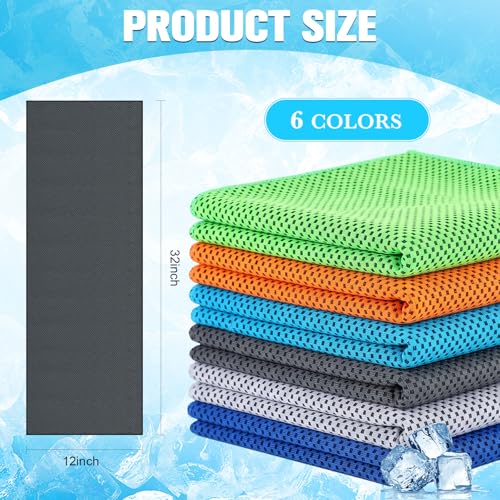 Image of Maitys 600 Pcs Cooling Towel Bulk for Neck and Face, Fresh Colors