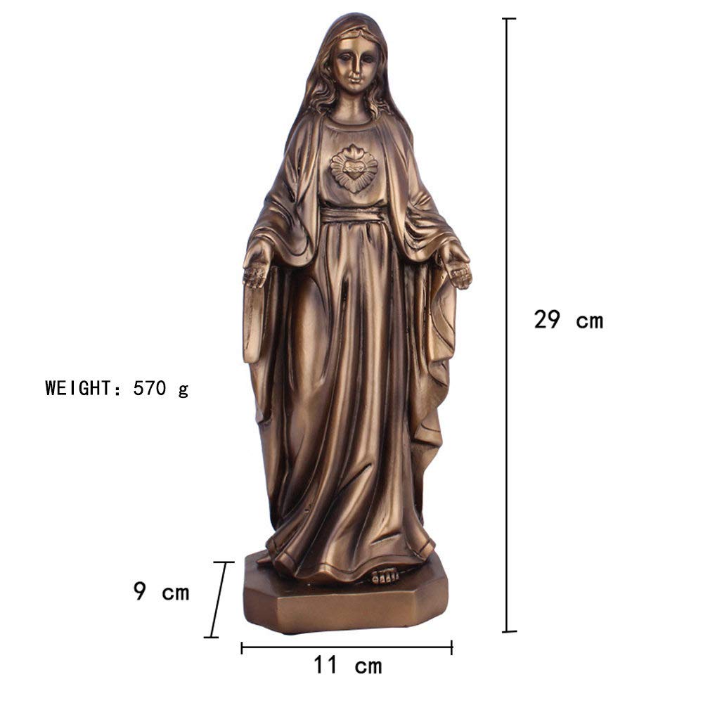 Amazon.co.jp: イエスの像、聖母マリアの像、宗教的な樹脂工芸品、装飾