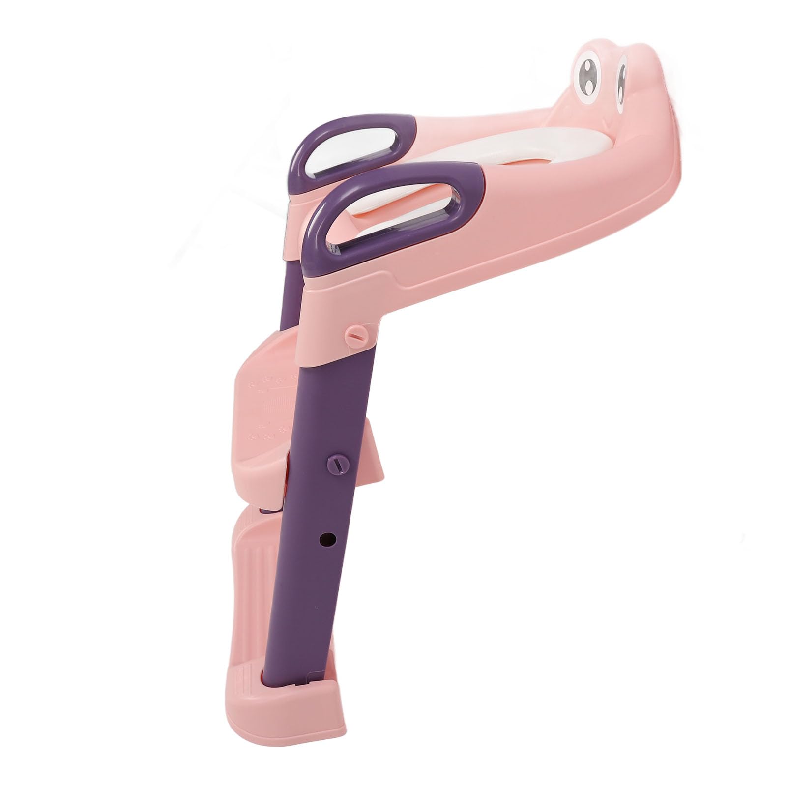 Składane Siedzisko do Nocnika dla Dzieci Zapobiega ślizganiu się Dzięki Stołkowi do łazienki dla Małych Dzieci Użyj Materiału PVC (PINK)