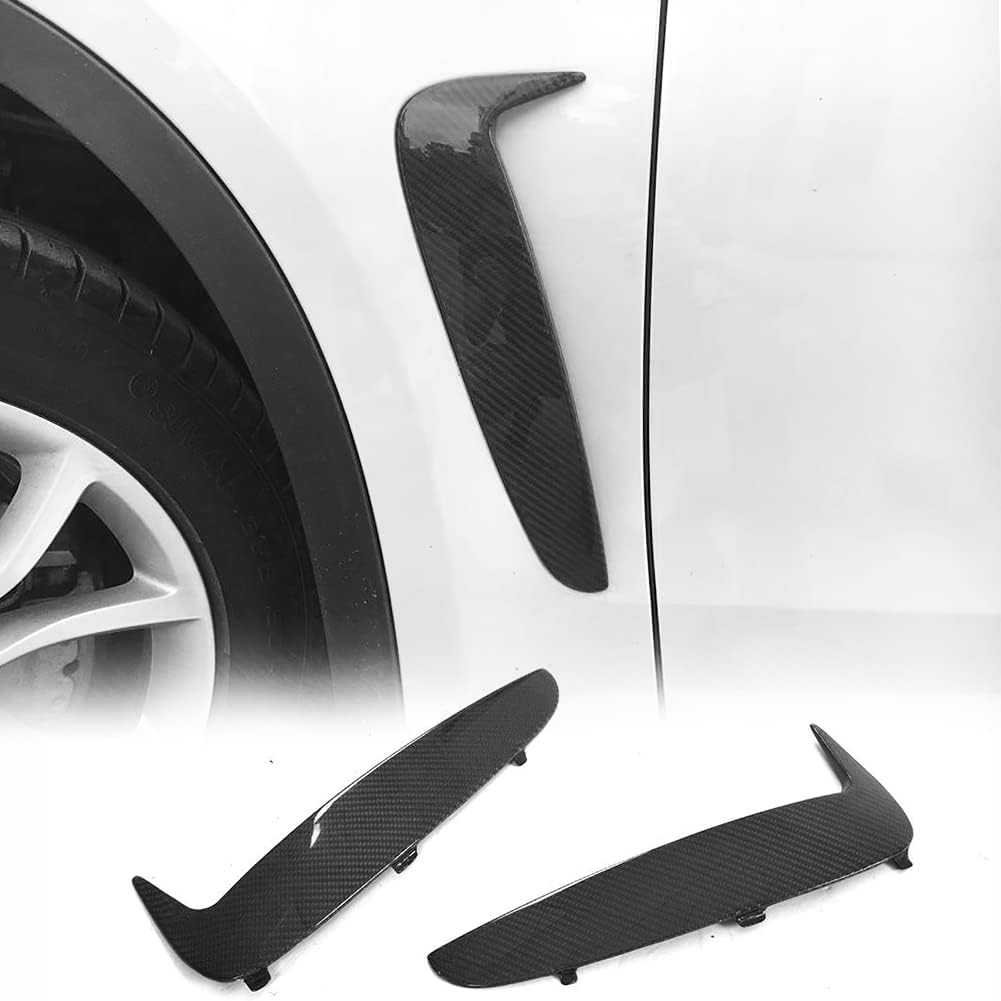 Carbon Fiber Side Fender Fins for BMW X6 F16 Base & M Sport