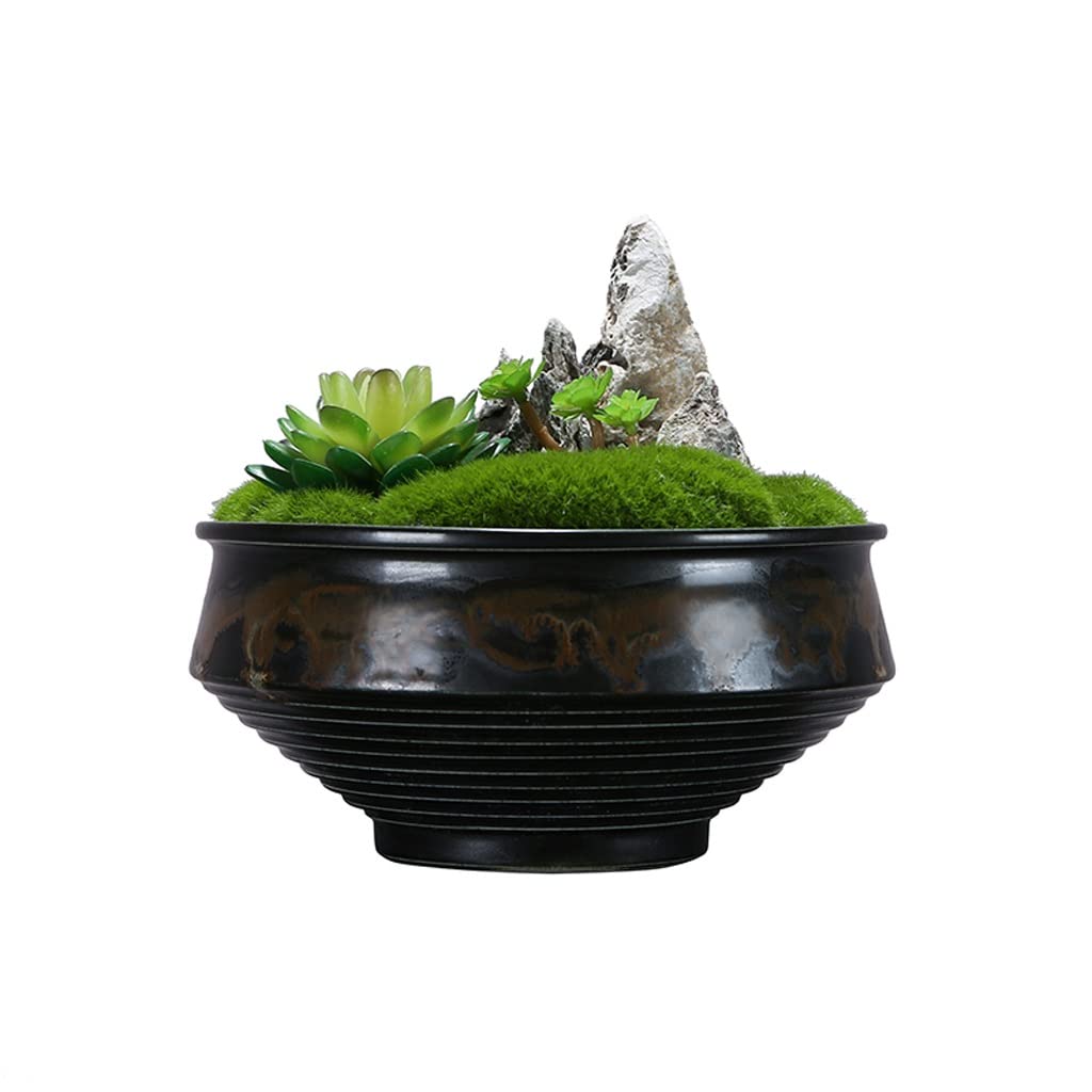 Artificial Plant Indoor Simulation Moss Microscopic Rockery Green Plant Bonsai Green Plant Decoration Home Office Desktop Decoration Artificial Tree Indoor