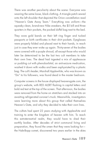 Ulysses Press 9781646046201 Cults: A True Crime Collection: The Shocking True Stories Of Heaven'S Gate thumb #8