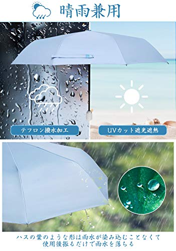 [Amazonブランド] Eono(イオーノ)日傘 折りたたみ傘ワンタッ