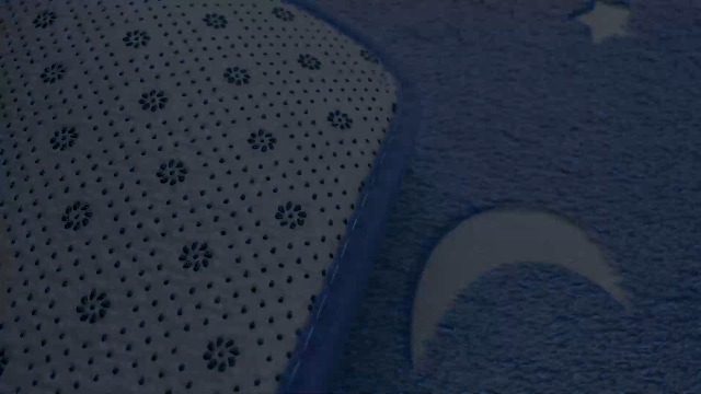 Tapete decorativo azul luminiscente 160x200 cm para niños miniatura 5