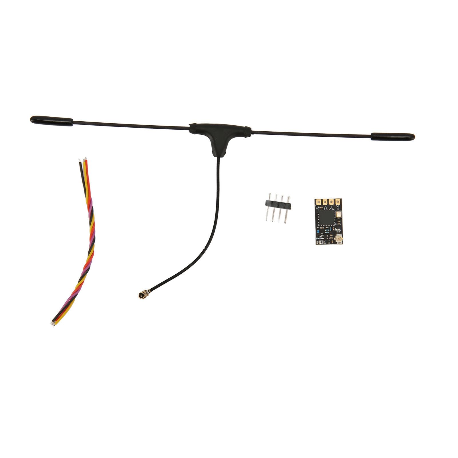 Vikye 2.4GHz ELRS 915MHz Receiver Drone RX Module with T Antenna, Low Latency, FPV Remote DIY Parts for RC Racing Drones