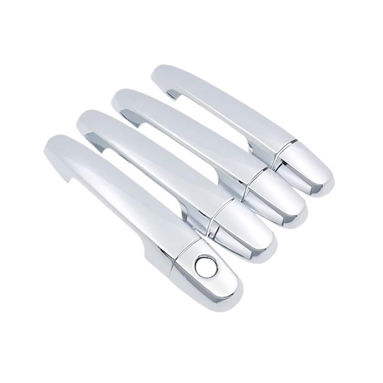 Hguvsjd A 1Keyholes 4Door Car Exterior Door Handles For Toyota For Corolla E140 E150 2007~2013 Car Door Handles Carbon Fiber Handles Or Chrome Gloss Door Handles Covers Trim Sets(A 1Keyholes 4Door)