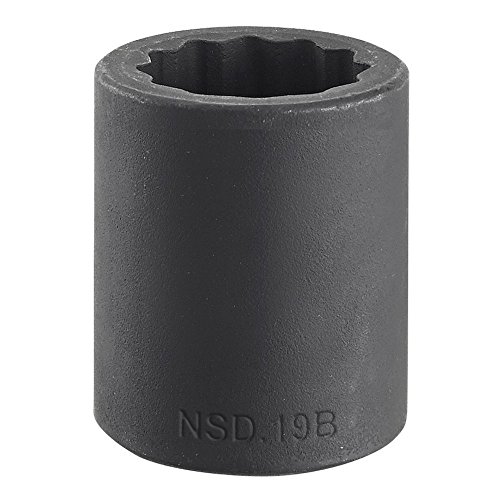 FACOM 1/2 Inch Impact 12-Point Socket Spanner 19 mm, Pack of 1, NSD.19B, Variety pack