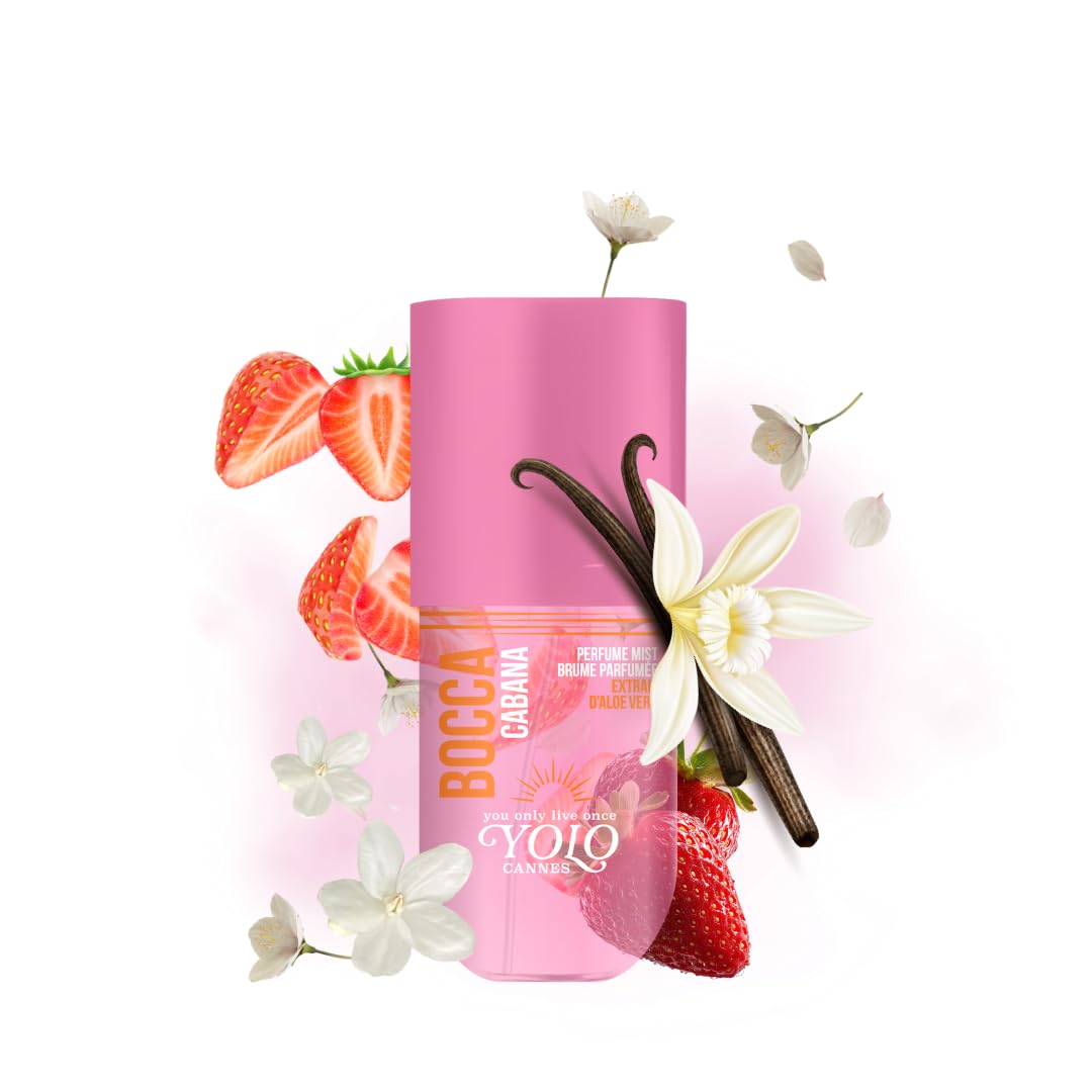 Bocca Cabana - Fruity Floral Scent - Perfume Mist with Strawberry, White Flowers, Sweet n…