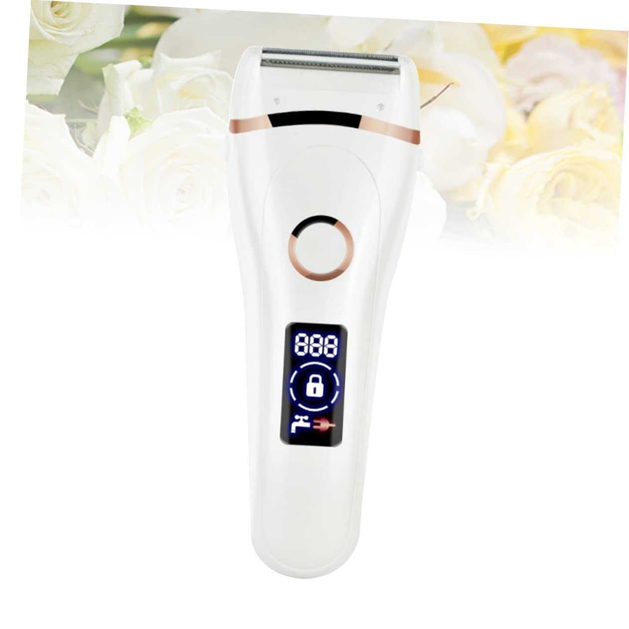 minkissy Afeitadora de Pelo para Mujer Recargable USB Batería 600mah, Diseño Ergonómico y Material Abs, Resistente al Agua para Uso en Rostro y Cuerpo