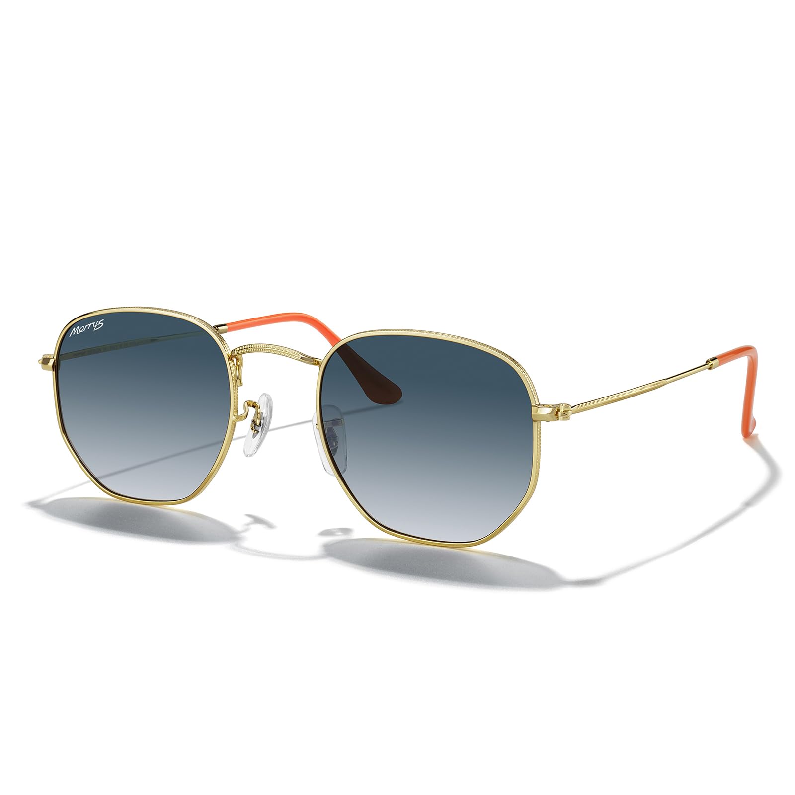 MERRY'S Classic Polarized Sunglasses for Women Men Vintage Polygon Square Shades S6548