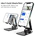licheers Cell Phone Stand, Phone Stand for Desk, Foldable Desktop Phone Holder Dock Compatible with iPhone 14/13/12/11/mini/Pro Max, SE, XR, 8 Plus 7 6, Samsung Galaxy, Google Pixel and More(Black)
