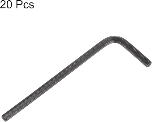 Miniatura 3 de HARFINGTON 20pcs llave hexagonal 0.118 in métrica CR-V L en forma de cabeza hexagonal herramienta de reparación